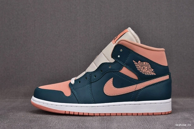 BQ6472-308 Mid  (W) Jordan Teal 1 Green Dark 1231